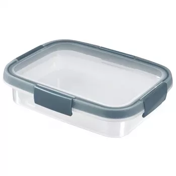 CURVER Smart Eco Fresh rechthoekige opbergdoos 0,7L transparant met groen deksel