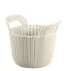 CURVER mand Knit XS rond 3L wit 23x19x19cm