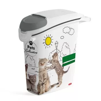 CURVER Pets Life voerbewaarbak voor honden en katten 10 kg 23 L 23,2x49,7x50,3 cm