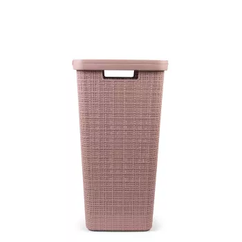CURVER wasbox Jute 58L roze 43x34x60cm