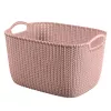 Curver Knit L rechthoekige opbergmand 19L 40x30x23 cm roze