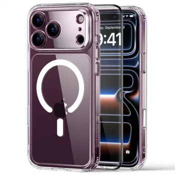 ESR Classic Hybrid MagSafe & Tempered Glass iPhone 17 Pro Max / 18 Pro Max Transparant