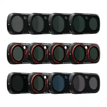 Freewell Mega Filter Set voor Insta360 Luna Ultra, 12-delig (FW-LNUB-MEGA)
