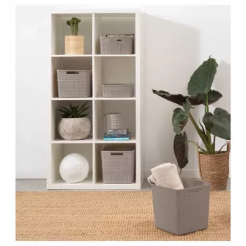 CURVER Mand Jute Vierkant 17L 28x28x27cm Beige