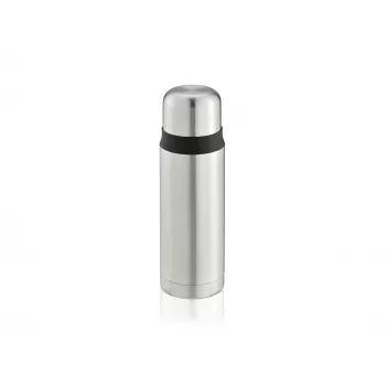 LEIFHEIT Thermos Coco 0,5L roestvrijstalen vacuümgeïsoleerde fles, zilver
