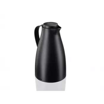 LEIFHEIT Thermos Harmonic zwart 1L vacuümgeïsoleerde kan