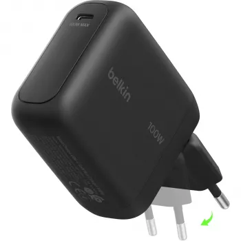 Belkin BOOSTCharge 100W USB-C GaN wandlader - zwart WCH025KQBK