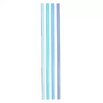 STANLEY rietje-set 4 stuks voor The Quencher Travel Tumbler 0,89L blauw