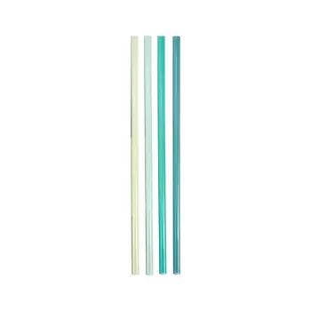 STANLEY rietje-set met 4 stuks voor The Quencher Travel Tumbler 0,89L, herbruikbare BPA-vrije kunststof rietjes, groen