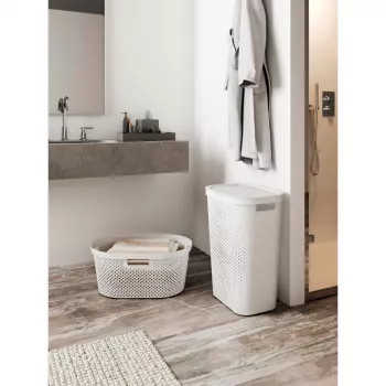 CURVER Infinity recycling wasmand 40L 59x39x27cm grijs