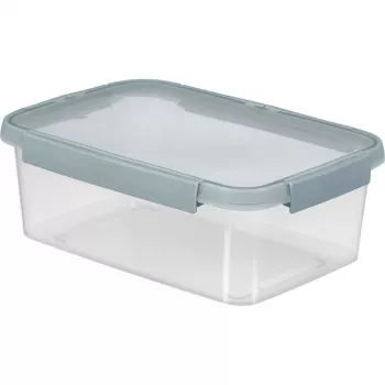 CURVER Smart Eco Fresh rechthoekige bewaarbox voor levensmiddelen 5L transparant met groen deksel