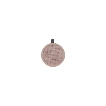 CURVER Jute ronde opbergmand met deksel 2L roze 17x13cm