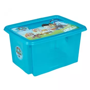 KEEEPER opbergbox met deksel 15L Karolina Paw Patrol 38x29,5x20,5 cm lichtblauw