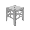 keeeper opvouwbare buitentafel M Timo, grijs, 80 kg draagvermogen, 46,5 x 44,5 x 55 cm