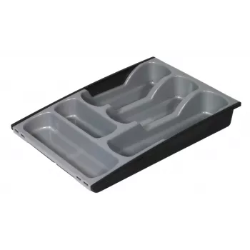 CURVER Modulo Nature rechthoekige serveerschaal 42x30x6,4 cm leisteen zwart