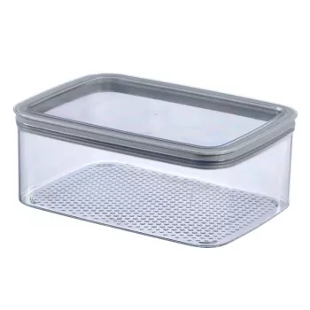 CURVER MasterSeal Dry rechthoekige bewaardoos 2,3L transparant met rode afdichting