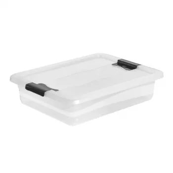 keeeper Crystalbox Cornelia box met deksel 7L, 39,5 x 29,5 x 9,5 cm, transparant