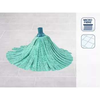 LEIFHEIT Classic Mop Viscose Plus | zeer absorberende stripmop voor harde vloeren