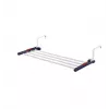 LEIFHEIT ophangbaar wasdroogrek Quartett 20, 2m drooglengte, 4 gecoate stalen stangen, opvouwbaar, wit/blauw