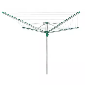 LEIFHEIT Linomatic 400 Easy waslijn 40 m, aluminium, zilver/blauw