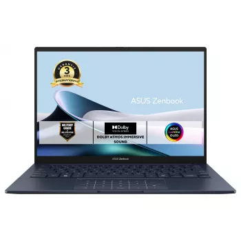 ASUS Zenbook 14 UX3405CA-ISSQD0X laptop, 14 inch WUXGA OLED, Intel Core Ultra 7 255H, 16GB LPDDR5x, 512GB SSD, Windows 11 Pro, Frans AZERTY-toetsenbord