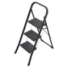 HAILO K44 StandardLine opvouwbare trap, 3 treden, veiligheidsbeugel, zwart, 150 kg