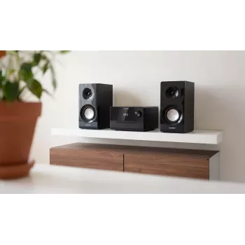 Blaupunkt MS49DAB micro-hifi-systeem met DAB+ en Bluetooth, zwart
