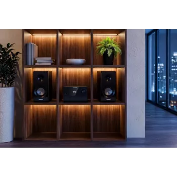 Blaupunkt MS49DAB micro-hifi-systeem met DAB+ en Bluetooth, zwart