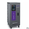 Qoltec 15kVA driefasige servomotor spanningsstabilisator AVR met LCD-display, ±3% nauwkeurigheid, Expert Line