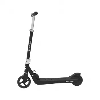 REBEL FUN WHEELS BLACK elektrische scooter 250W 25km/h 8 inch volrubberen banden