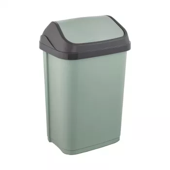 KEEEPER Swantje 25L afvalemmer met zwenkdeksel, groen