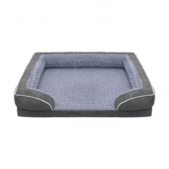REBEL ANIMALS Premium bankbed voor honden en katten, 107x81x18 cm