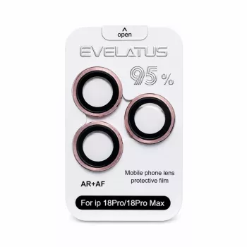 Evelatus Apple iPhone 18 Pro / 18 Pro Max camera-objectiefbeschermglas Armor bordeaux