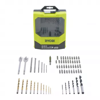 RYOBI RAK69MiX 69-delige boor- en schroefbitset