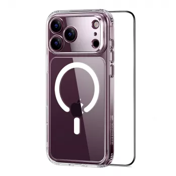 ESR Classic Hybrid MagSafe & Tempered Glass hoes voor iPhone 17 Pro / 18 Pro transparant