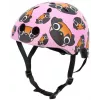 Hornit Pug kinderfietshelm met LED-verlichting - roze, 48-53 cm PUS806