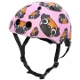 Hornit Pug kinderfietshelm met LED-verlichting - roze, 48-53 cm PUS806