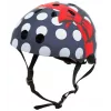 Hornit POM913 Polka Dot multi-sport helm voor kinderen, 53-58 cm, zwart/blauw/rood/wit