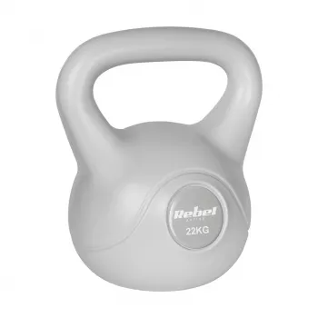 REBEL ACTIVE Kettlebell bitumen 22 kg grijs