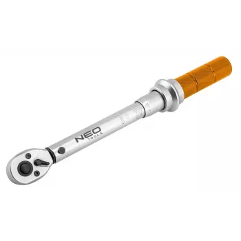 NEO TOOLS 1/4 inch aandrijf klik-draaimomentsleutel 5-25 Nm met kalibratiecertificaat