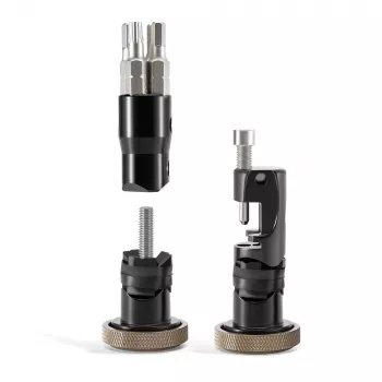 ROCKBROS ROAD TO SKY VK-KC10 6-in-1 in het stuur verborgen fiets-multitool, bruin
