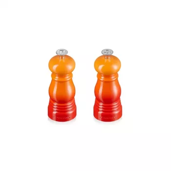 Le Creuset zout- en pepermolenset 11 cm Volcanic Orange