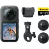Insta360 X6 360-graden actiecamera motorbundel, 8K, zwart