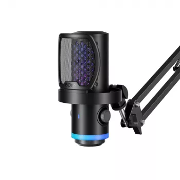 BOYA CastMic G40Bz gaming-microfoon met arm, bedraad USB-C - zwart
