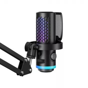 BOYA CastMic G40Bz gaming-microfoon met arm, bedraad USB-C - zwart
