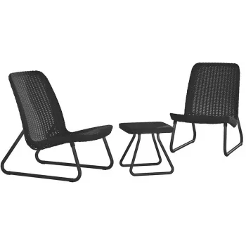 KETER tuinmeubelset Rio Patio Set grijs