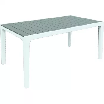 Keter Harmony tuintafel wit/lichtgrijs 29201231