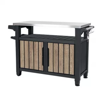 KETER grilltafel Deco Unity XL 207L essenhoutoptiek