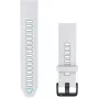 Garmin QuickFit 20 mm siliconen horlogeband, Ice Blue/wit (010-14506-00)