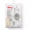 MERY siliconen schoonmaakhandschoenen 2 stuks 34,5x15,5x2,6cm lichtgrijs